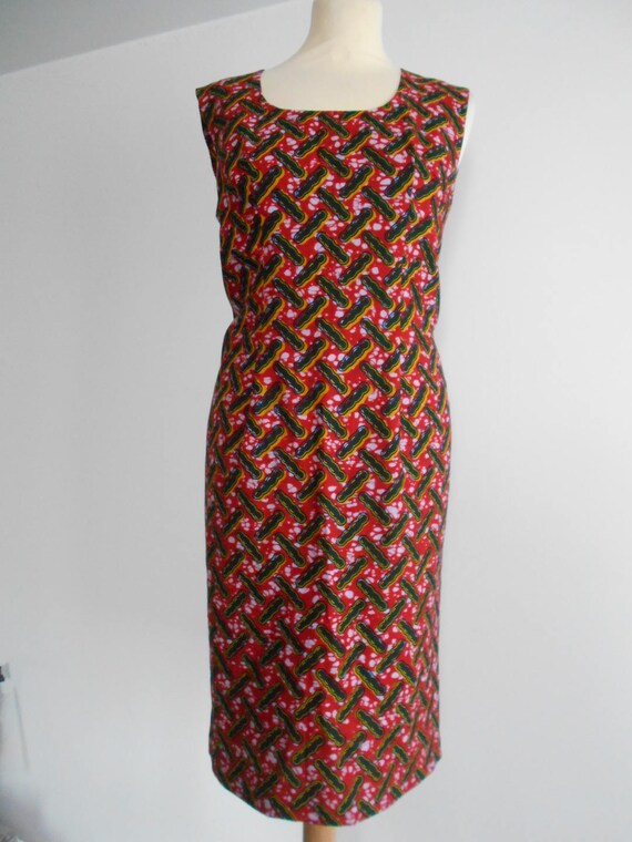Robe droite wax T40 Etsy France
