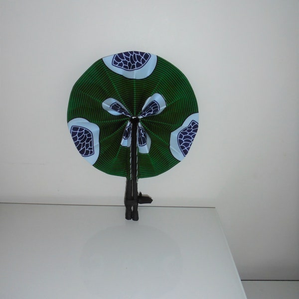 African wax loincloth fan