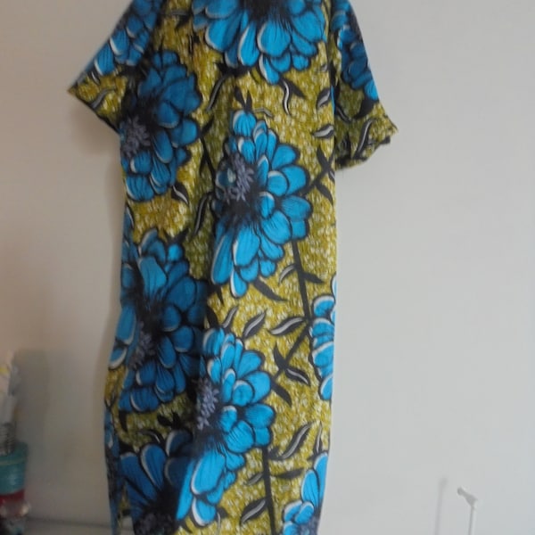 Grande robe boubou blouse  wax