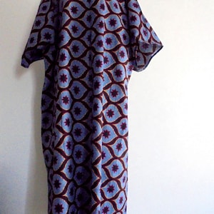 Long boubou dress pattern size 52/54
