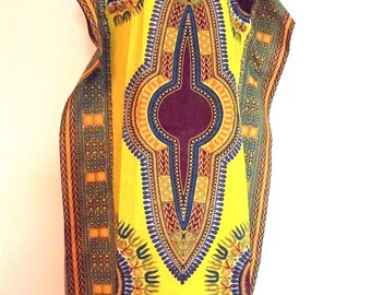 Dashiki Modele Ya Mado Mid-length Boubou Dashiki African Loincloth