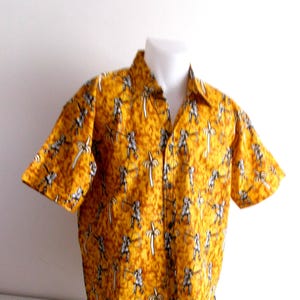 Men&#39;s short-sleeved wax shirt