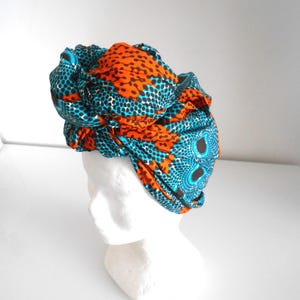 Foulard Africain Multicolore En Coton - Imprimé Ethnique - Neuf Avec étiquettes - Taille/cravate