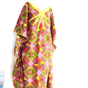 vestido largo boubou