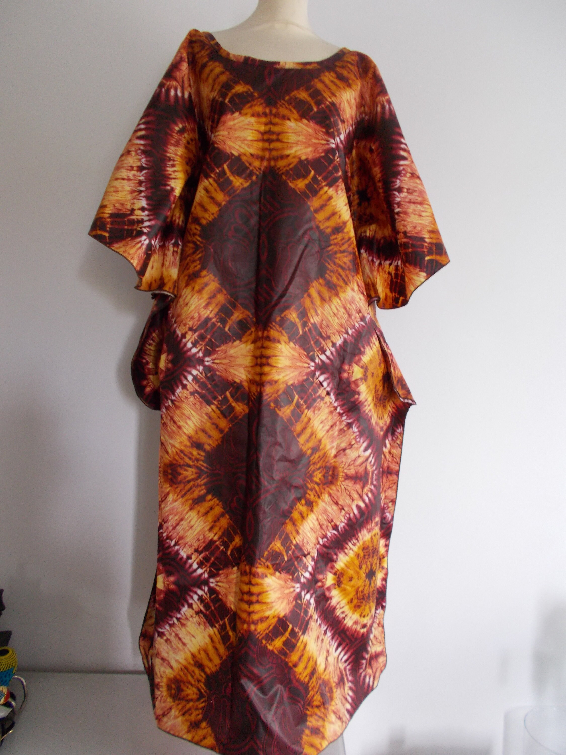 Batik boubou dress | Etsy