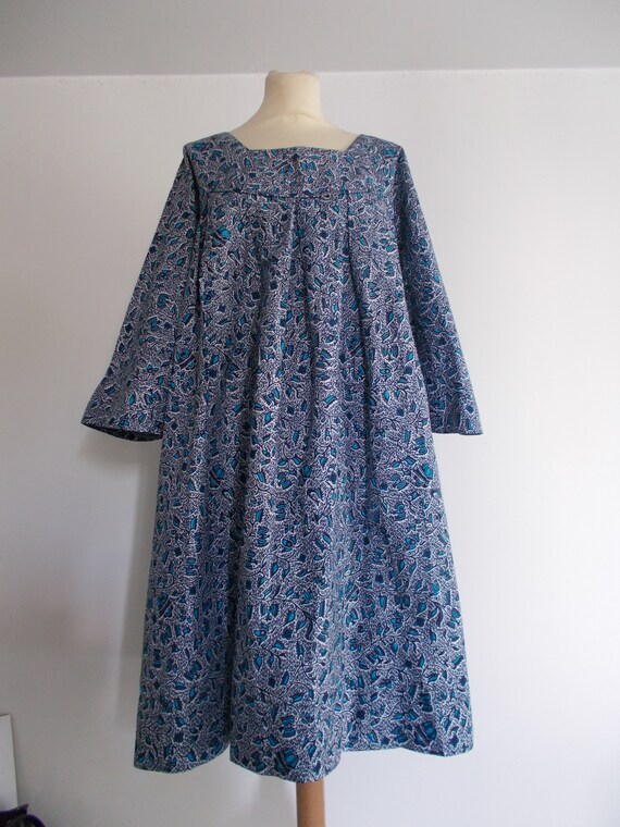 Robe Kaba Courte Manche 3 4 Wax Etsy