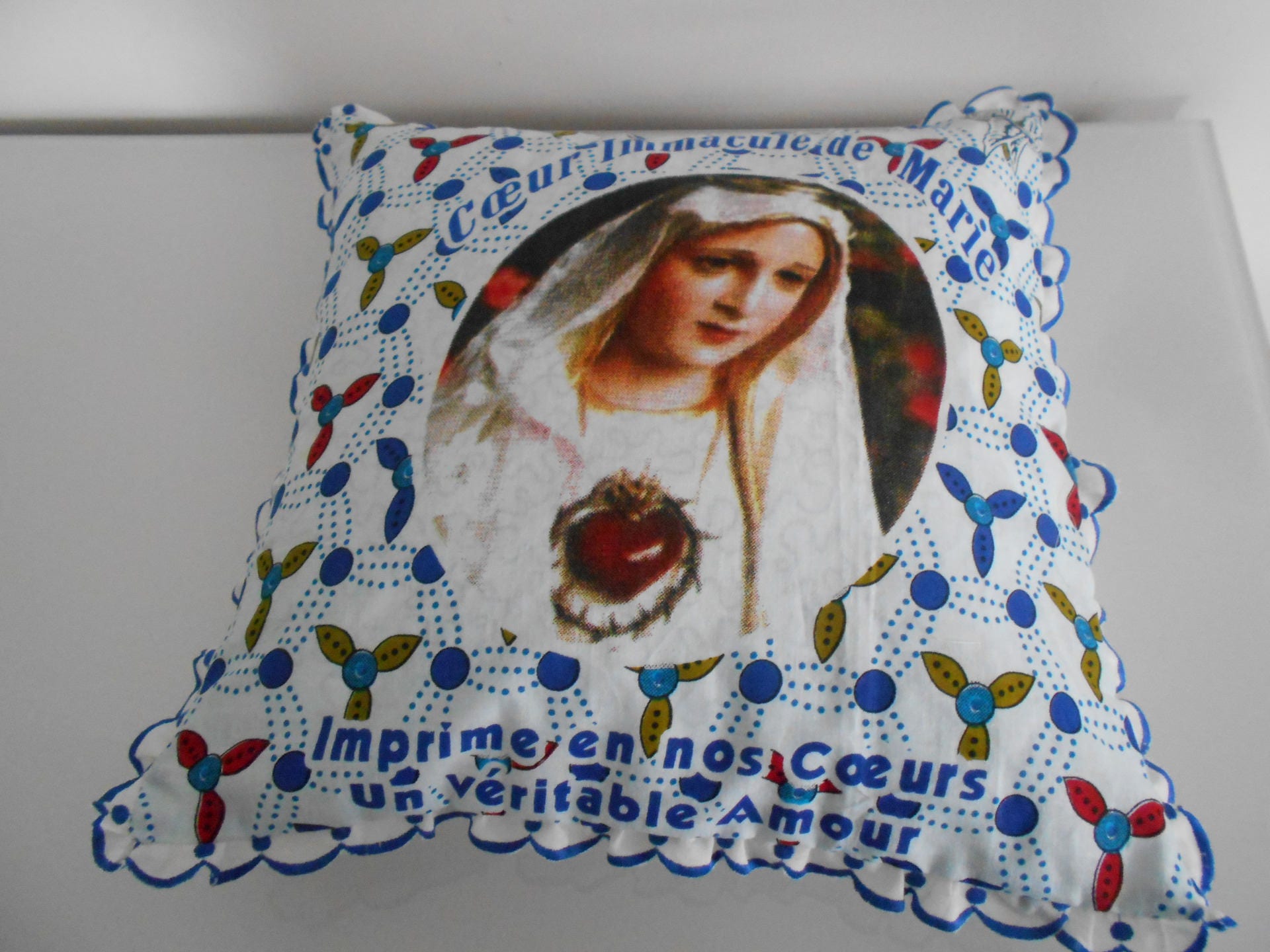 Housse Vierge Marie 35 cm X cm