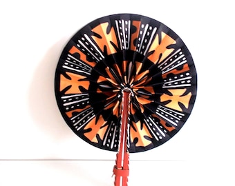 Bogolan wax fan