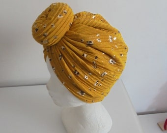 Turban foulard pré noué