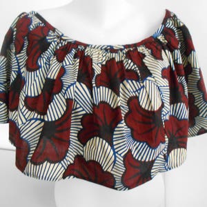 Maillots à manches évasés style africain hors-épaule pour femmes mode été  Rogner haut - Chine T-shirt et Top pour Femme prix