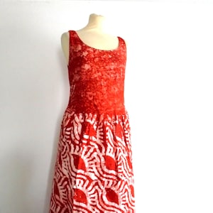 Tshirt dress batik jersey cotton TXL