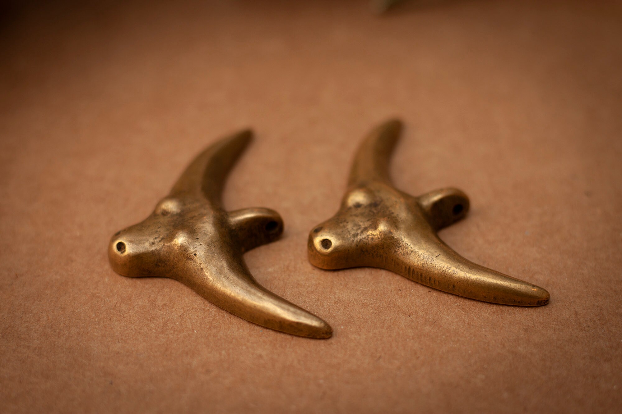 Set of Bull Pendants Bronze African Pendant Old tribal Etsy