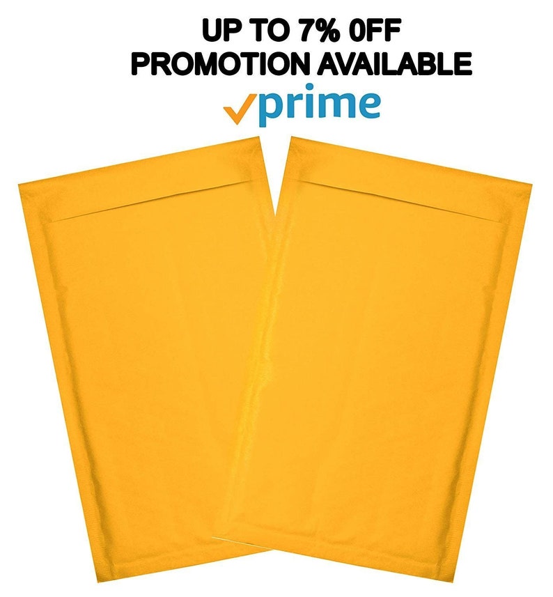 Shipping bags 25 Pack Kraft padded envelopes 7.25 x 11 Kraft Bubble Mailers 7 14 x 11 Peel and Seal Yellow shipping mailers