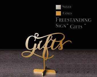 Cadeaux sur pied - Panneaux de mariage - Décoration de mariage - Panneau de cadeaux de mariage en bois - Panneaux de mariage personnalisés découpés au laser, décoration de fête personnalisée