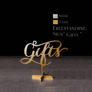 Freestanding Gifts - Wedding Signs - Wedding Decor - Wood Wedding Gifts Sign -Personalized Wedding Laser Cut Signs Custom Party Decor