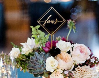 Wooden Table numbers, Custom wedding table number, text table number, personalized table name, script table Numbers, decor for flower