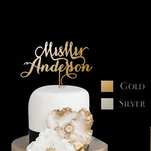 Custom Cake Topper -  Mr and Mrs Cake Topper - Custom Cake Topper -  Please Enter your phone number in the &quot;NOTE to the seller&quot;
