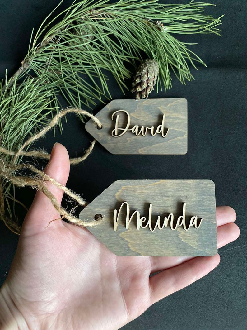 Wood Gift Tags - Set Two