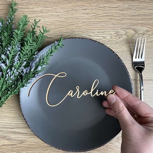 Wedding name card Wooden Place Names Wood Name tags name place card wedding names wedding place cards Place Setting Place Names Table Decor