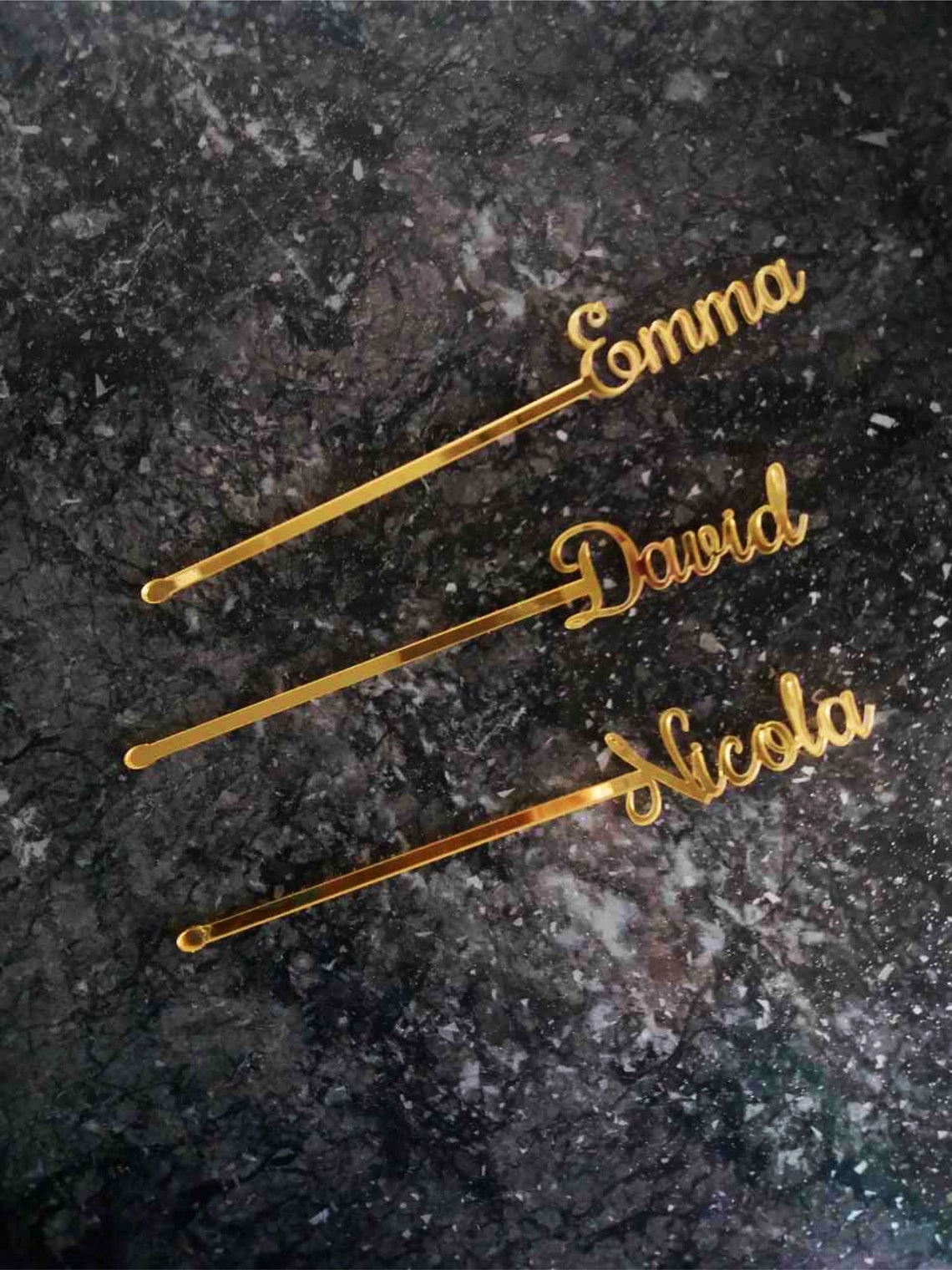 Personalized Name Drink Stirrers Cocktail Etsy