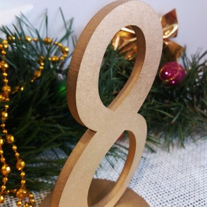 Table Numbers Sale Freestanding Gold Table numbers Wedding Table Numbers-Please Enter your phone number in the NOTE to the seller image 3