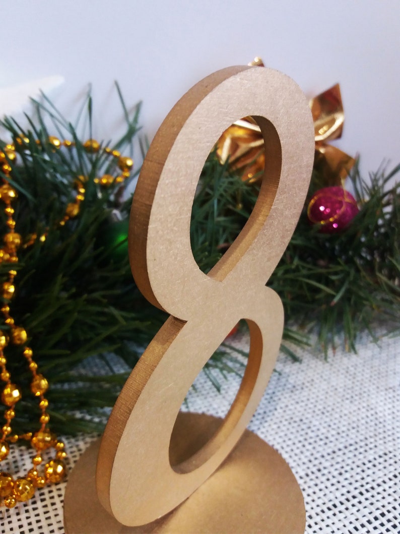 Table Numbers Sale Freestanding Gold Table numbers Wedding Table Numbers-Please Enter your phone number in the NOTE to the seller image 3