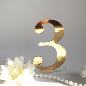 Table numbers ,Acrylic Gold table numbers , Wedding table numbers  Mirror Gold Table numbers , Acrylic table numbers Custom Wedding number