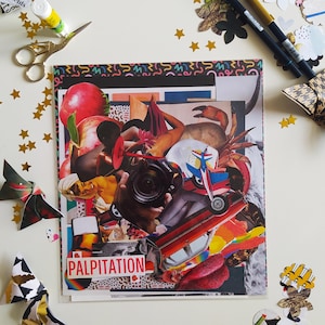 Kit per collage divertenti e artistici - 50+ ritagli vintage colorati e moderni - Scrapbooking creativo e Journaling fai da te - Formato XXL