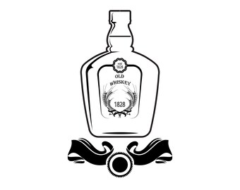 Free Free 229 Svg File Crown Royal Bottle Svg SVG PNG EPS DXF File