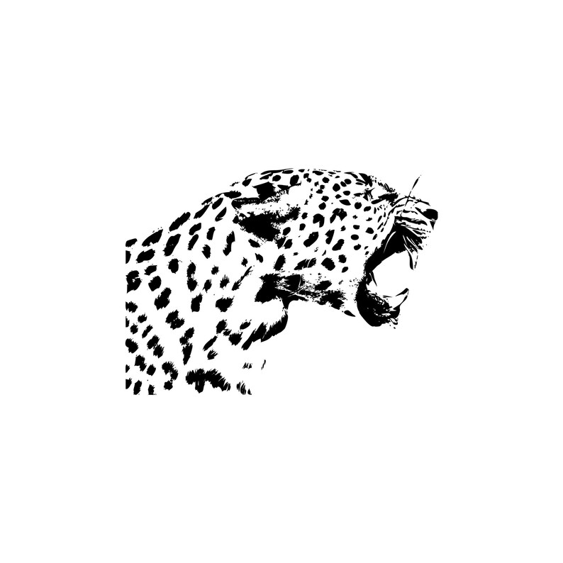 Download Leopard 2 Jaguar Tiger Big Cat Predator Logo Svg Eps Png Vector Cricut Cut Cutting PSD Mockup Templates
