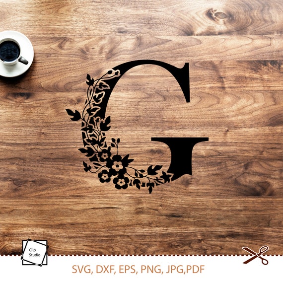 Free Free 85 Floral Letter G Svg SVG PNG EPS DXF File