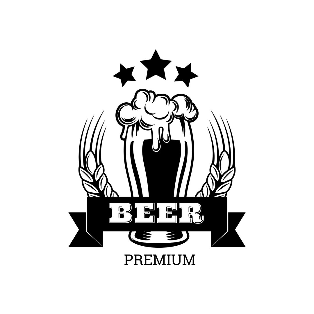Beer Logo 68 Barrel Pub Bar Tavern Brew Brewery Barley - Etsy