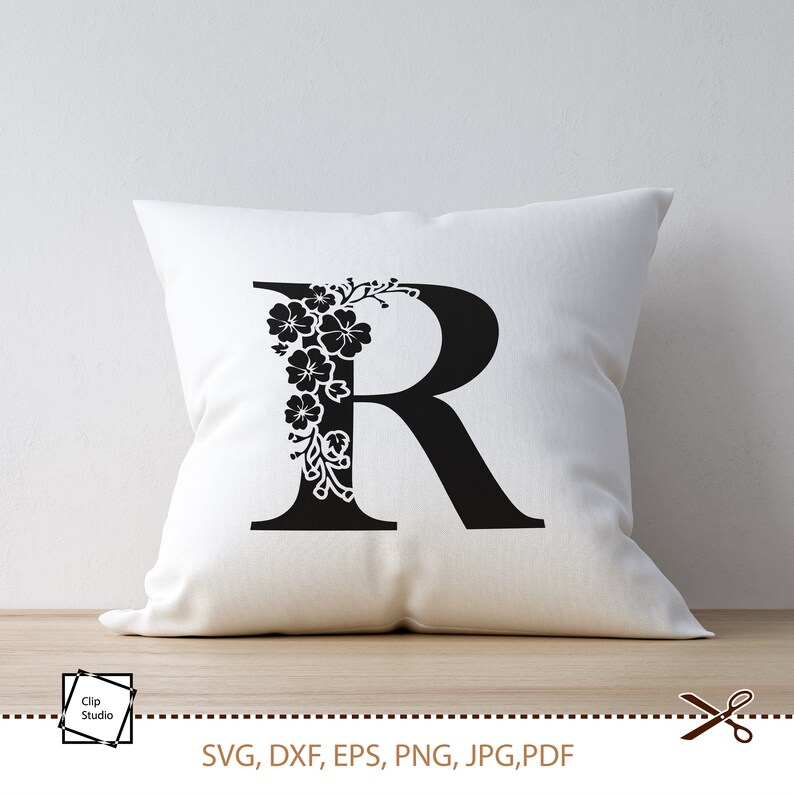 Download Visual Arts Cricut Svg Vinyl Cut Papercut Png Svg Dxf Silhouette Svg Floral Letter R Svg Wedding Monogram Svg Cut File Botanical Alphabet Svg Craft Supplies Tools