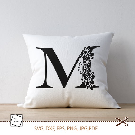 Botanical Monogram Pillow