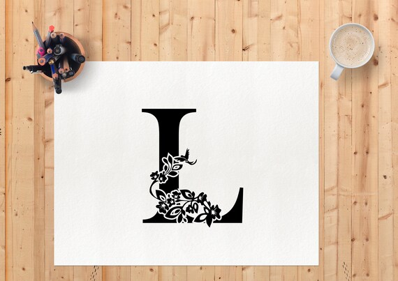 Free Free Floral Letter L Svg 496 SVG PNG EPS DXF File