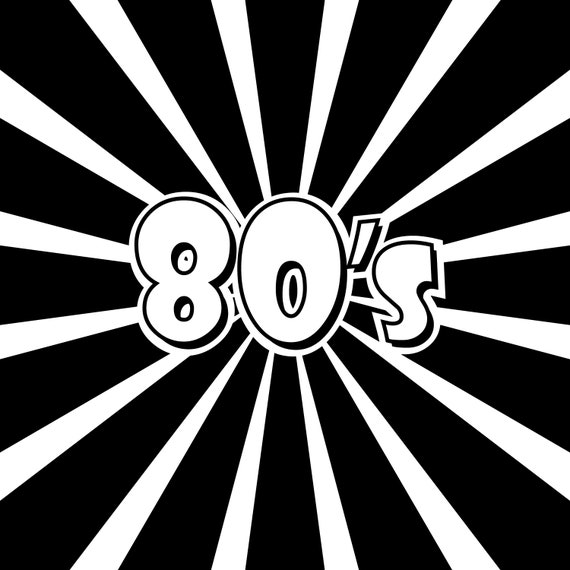 I Love 80 S 1980 S Eighties Sign Disco Rap Rock Retro Etsy
