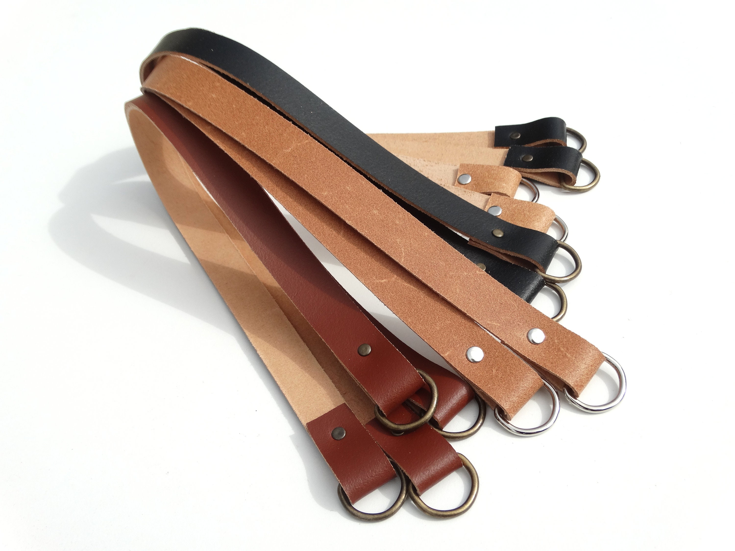FASHIONS KZ 60cm Bag Strap PU Leather Bag Handle Belt Shoulder Bag