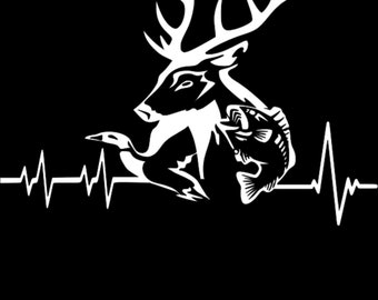 Download Deer Fish Duck Decal Etsy