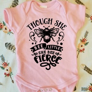 DIY Iron-On Vinyl: Though She Bee Little She Bee Fierce