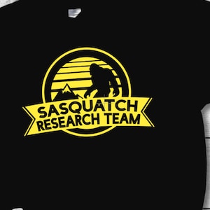 DIY Iron-On Vinyl: Sasquatch Research Team