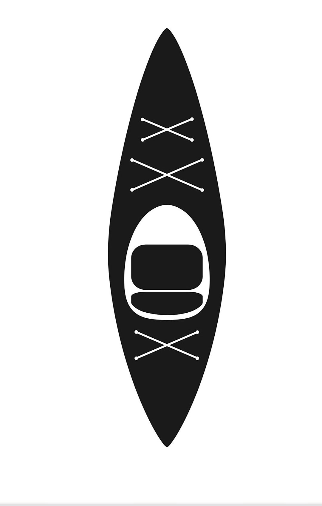 Kayak Vinyl Decal Etsy