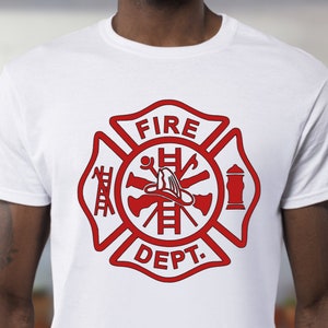 DIY Iron-On Vinyl: Fire Department Maltese