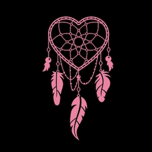 Dreamcatcher 3 - Heart - Vinyl Decal