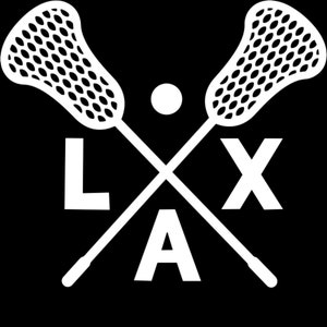 LAX Lacrosse Sticks - Vinyl Decal