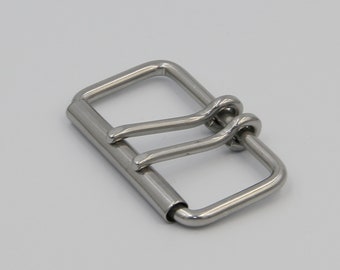 SOLID BRASS FULL ROLLER MILITARY STYLE BELT STRAP BUCKLE 50MM 40MM 32MM