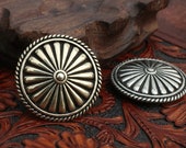 Boho Style Conchos Leather Craft Decoration Concho Rivets Scrw Back