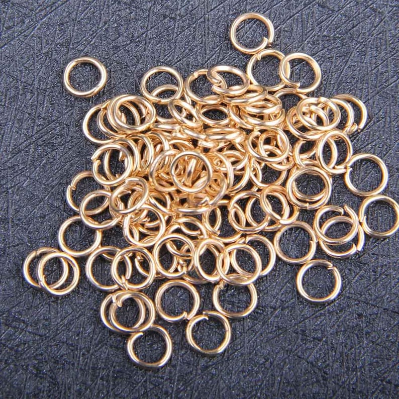 Wholesale 5mm Opened Jump Ring For DIY Jewelry Necklace Key Etsy