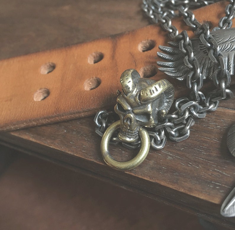 Vintage Lucifer Concho With Ring Copper