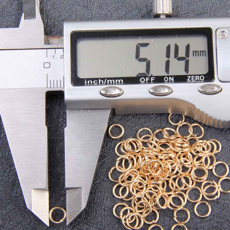 Wholesale 5mm Opened Jump Ring For DIY Jewelry Necklace Key Etsy