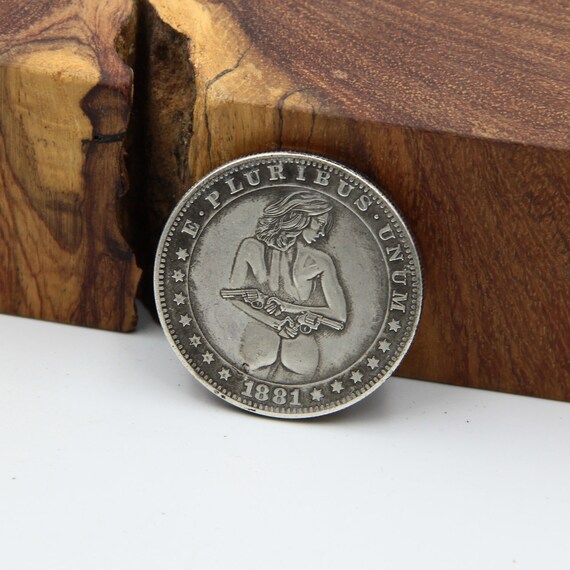 US silver coins e pluribus unum coin 1881 silver dollar Etsy